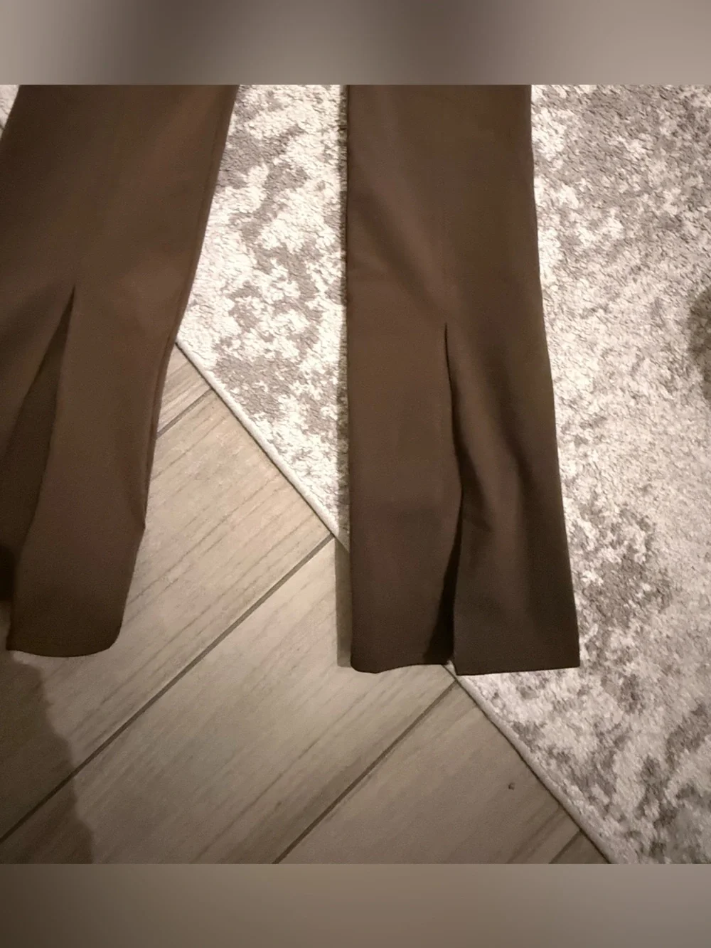 ALO Yoga Brown Split-Hem Boot Flare Pants